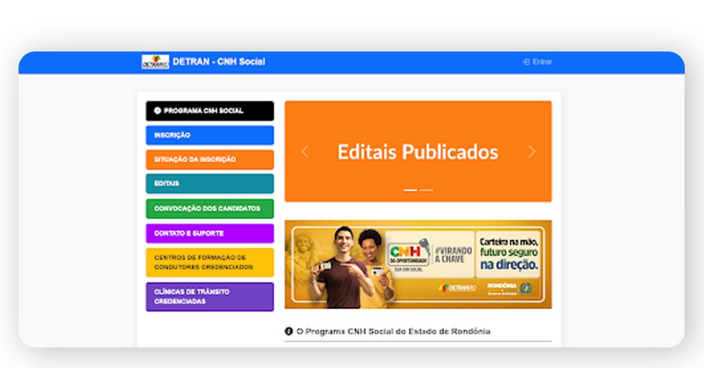 Como fazer o cadastro na CNH Social