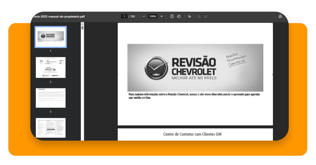 Download do manual do Chevrolet Onix em PDF